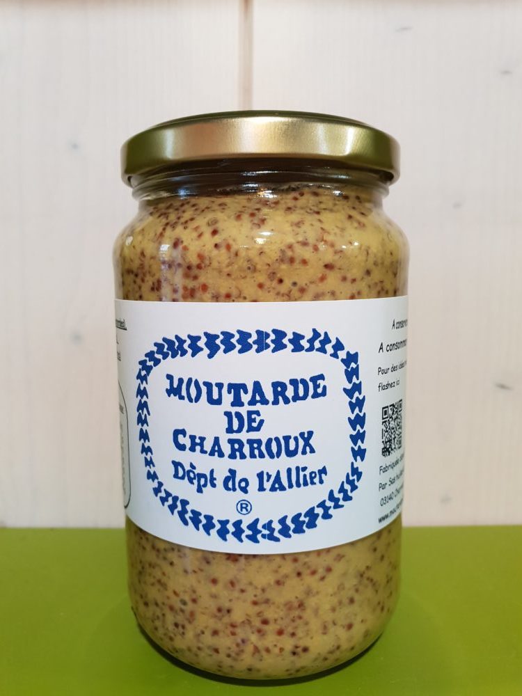 Moutarde de Charroux ®- 210g – Pot verre – Huiles & Moutardes de Charroux